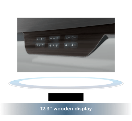 12.3 wooden display